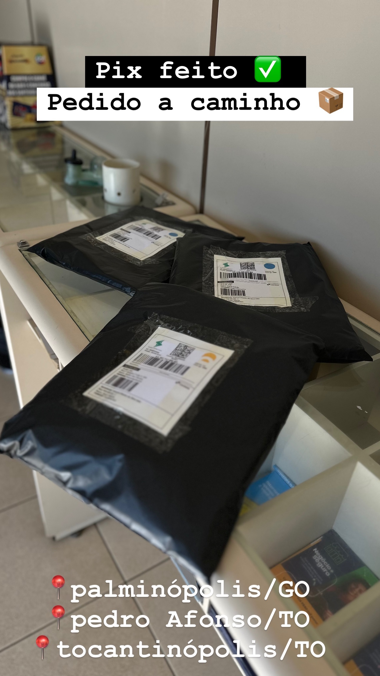Envio AUGE - Pedido a caminho 2