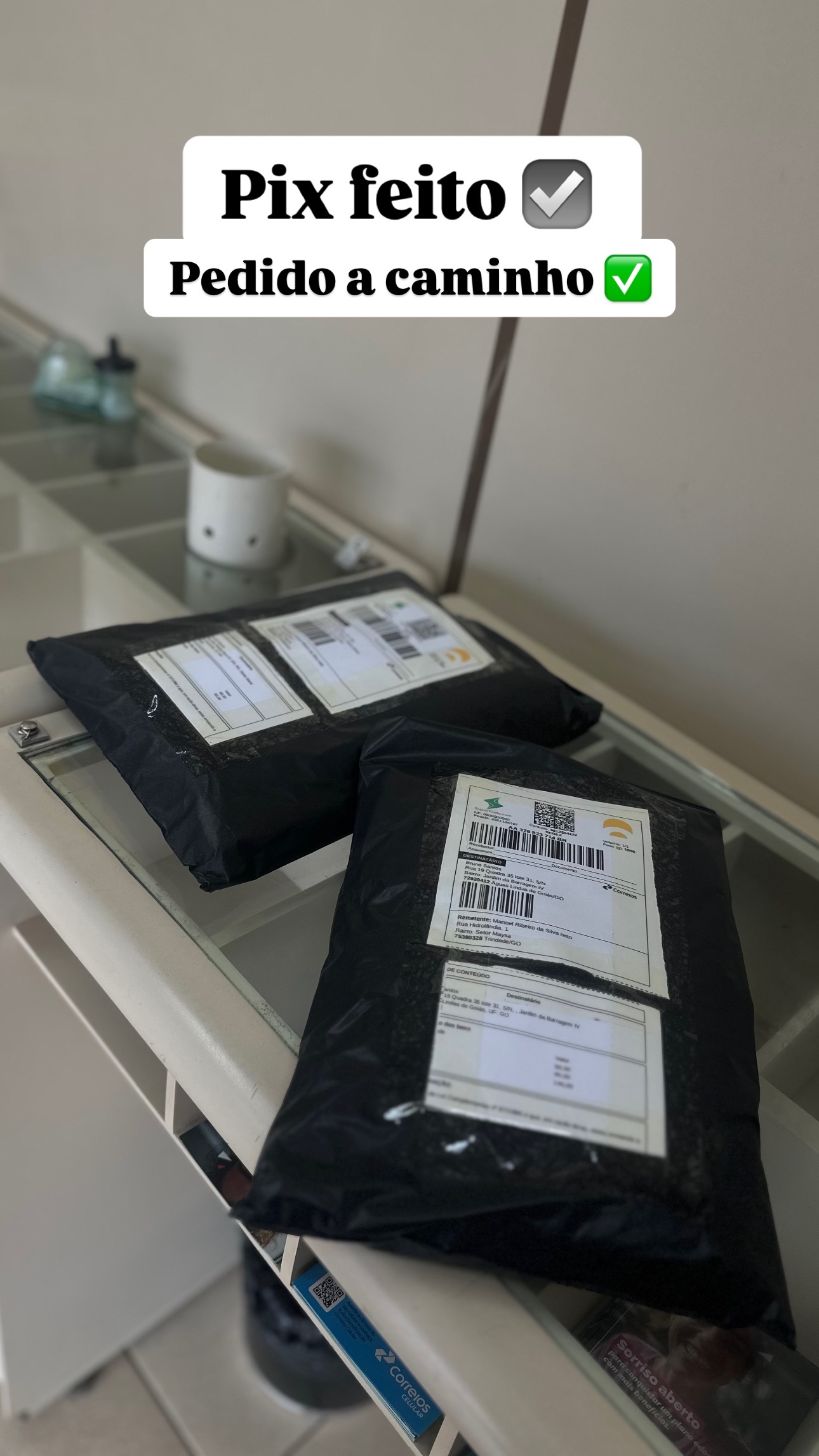 Envio AUGE - Pedido a caminho 4