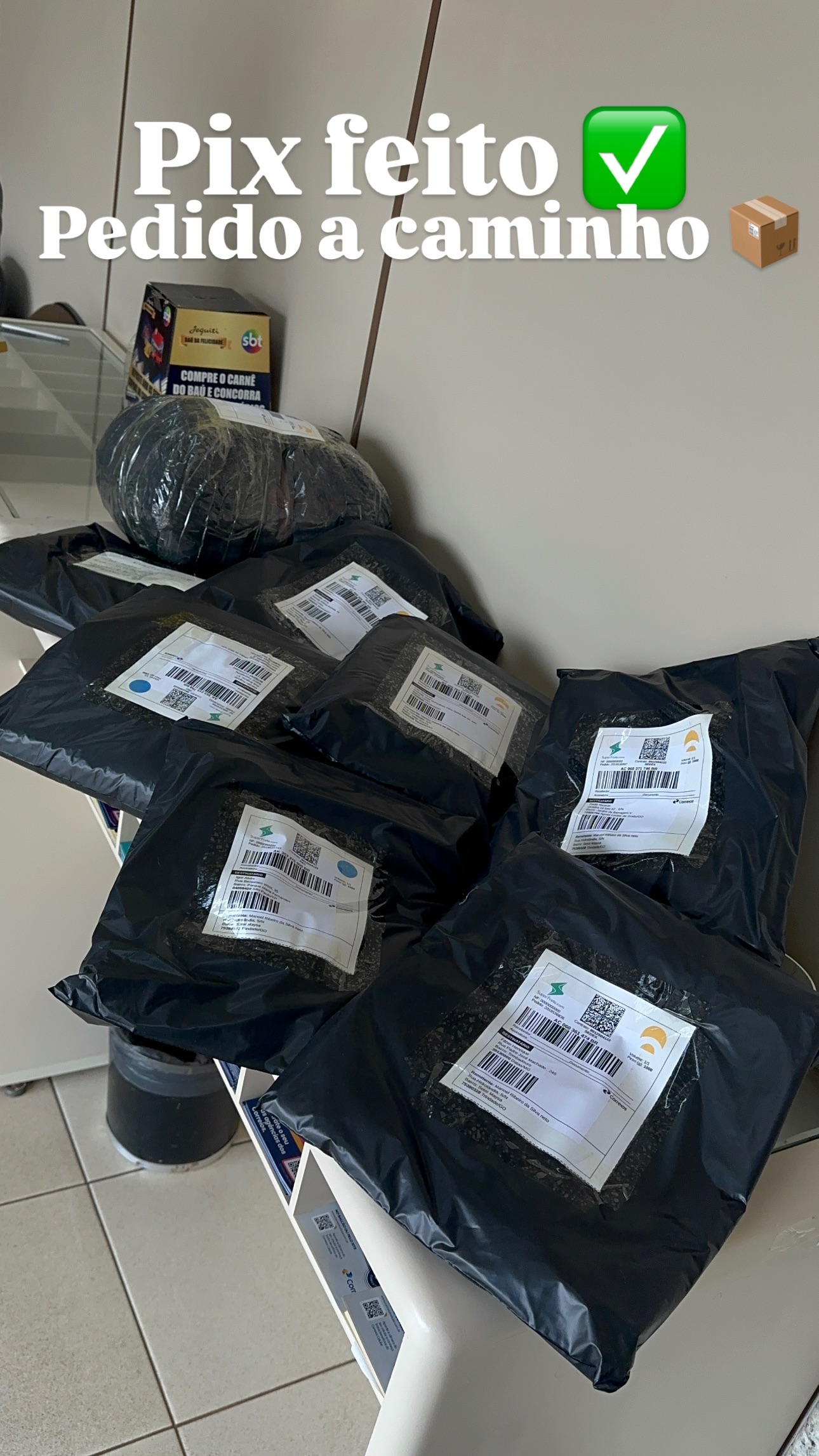 Envio AUGE - Pedido a caminho 5